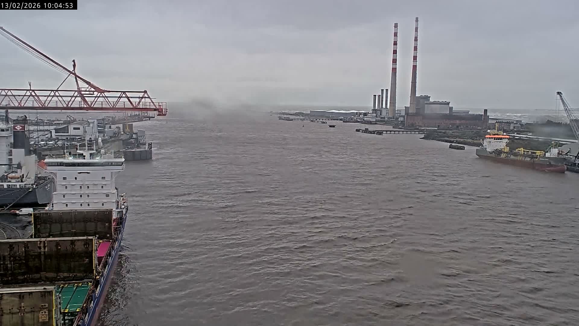 Dublin Bay & Port  Entrance Live Cam - Dublin, Eastern & Midland, Leinster, Ireland