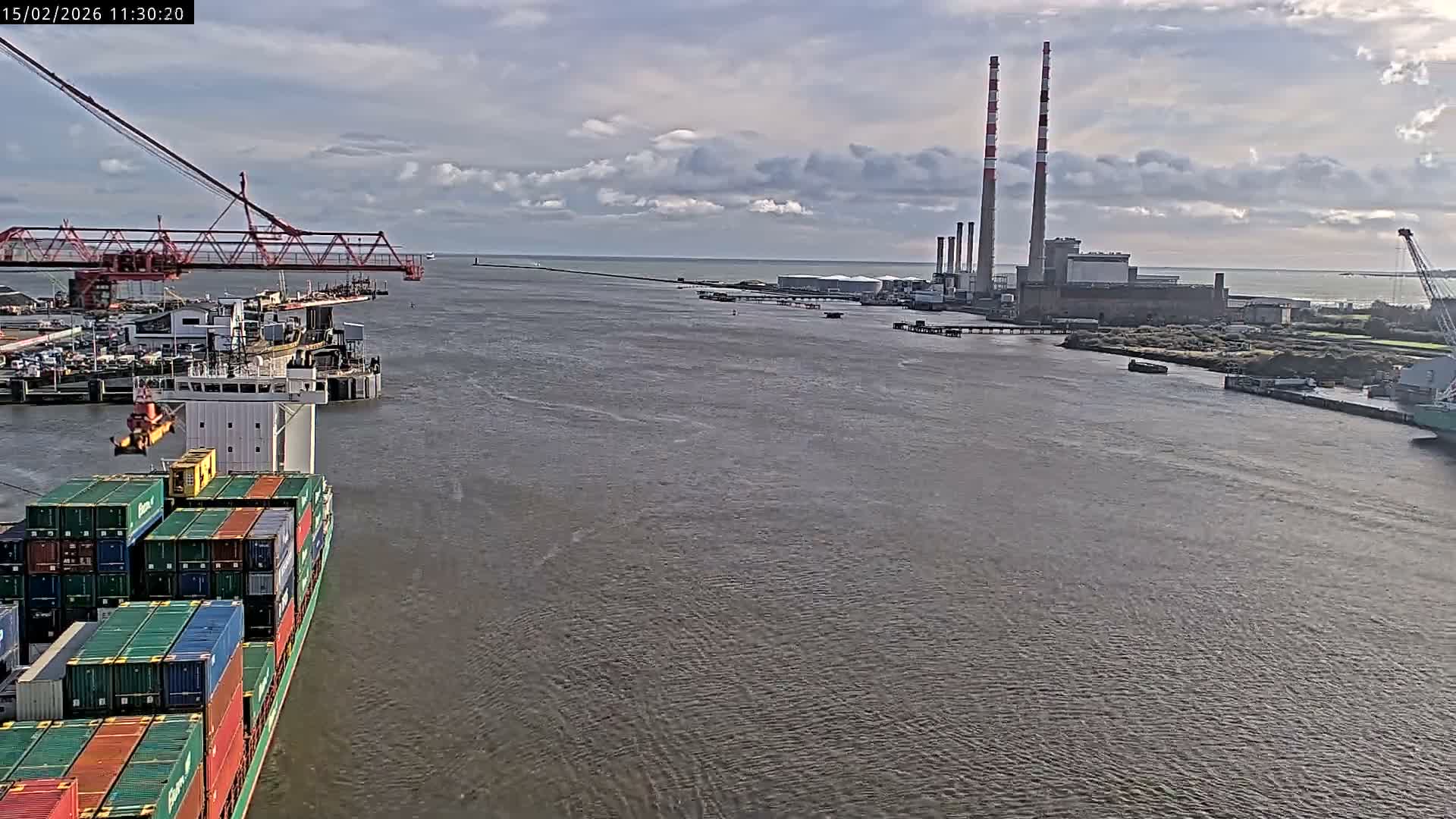 Dublin Bay & Port  Entrance Live Cam - Dublin, Eastern & Midland, Leinster, Ireland