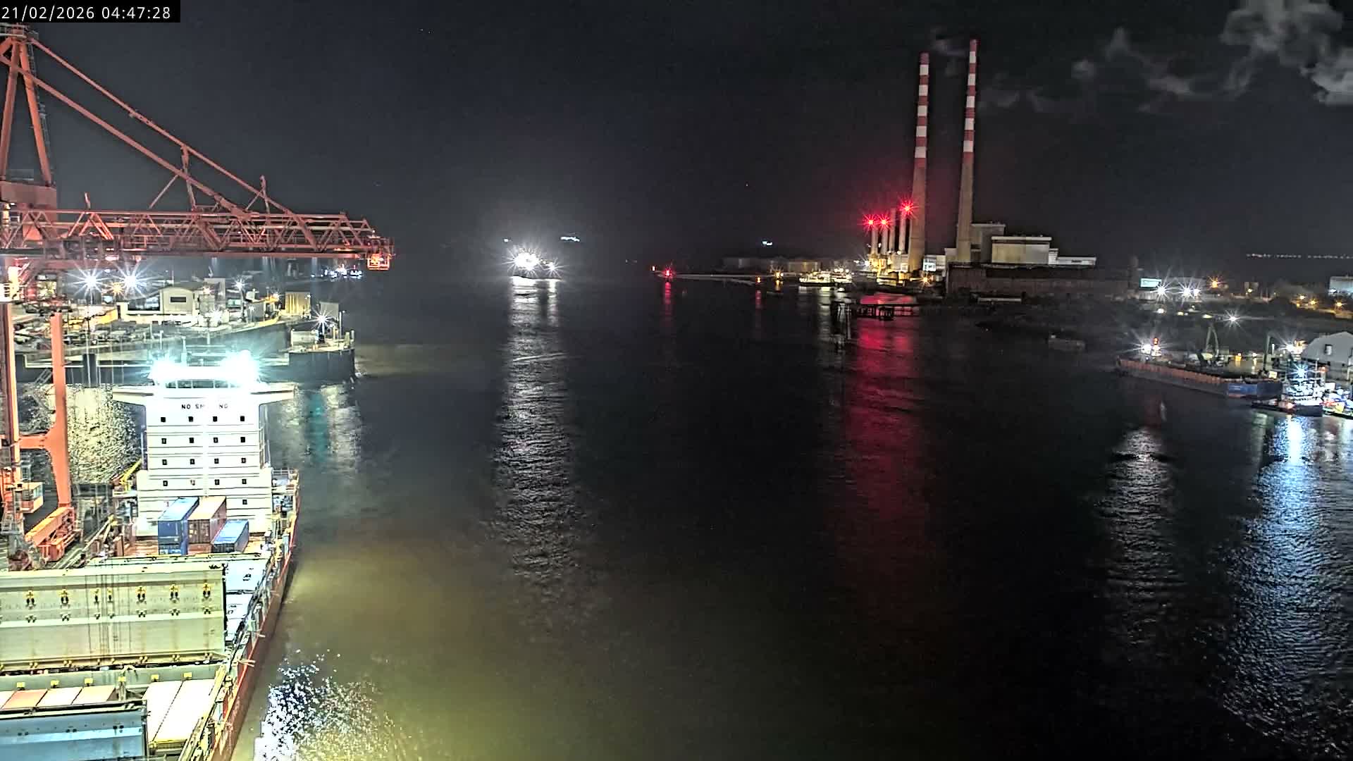Dublin Bay & Port  Entrance Live Cam - Dublin, Eastern & Midland, Leinster, Ireland