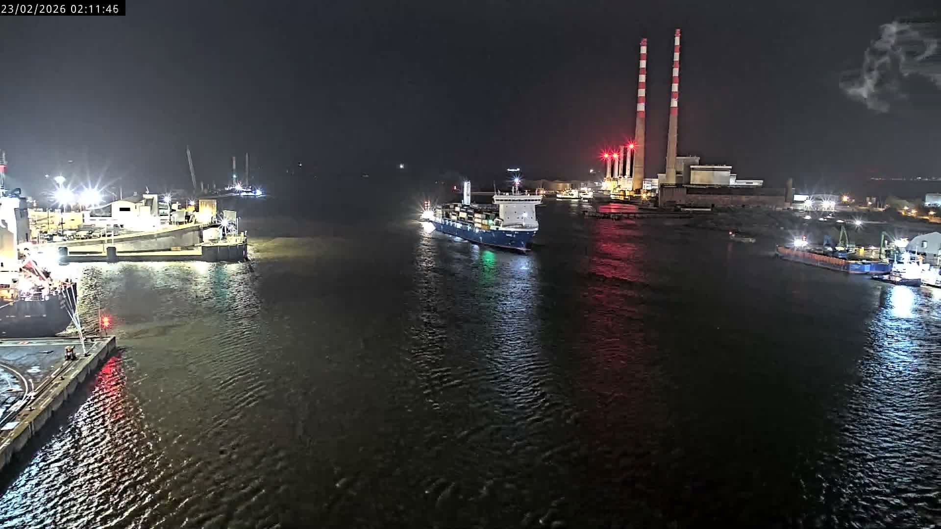 Dublin Bay & Port  Entrance Live Cam - Dublin, Eastern & Midland, Leinster, Ireland