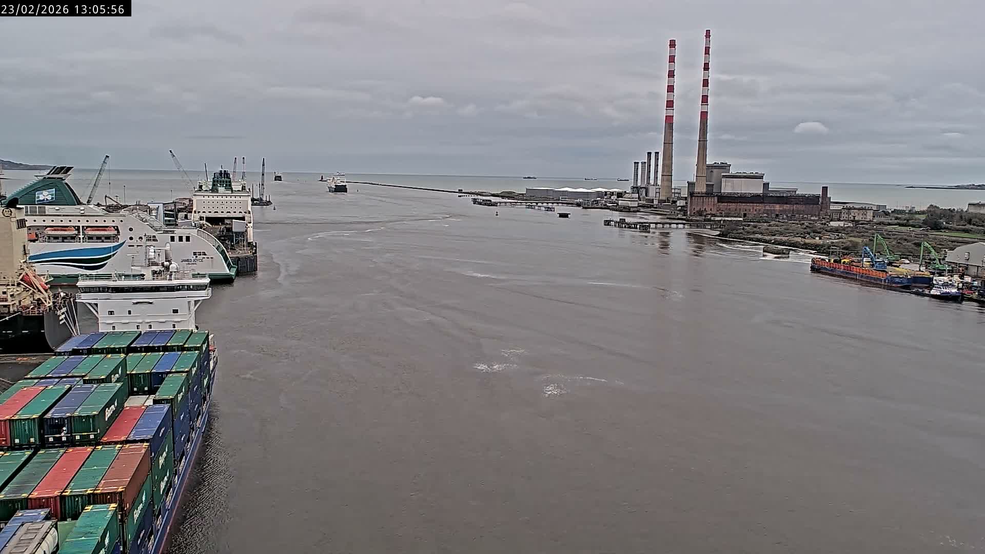 Dublin Bay & Port  Entrance Live Cam - Dublin, Eastern & Midland, Leinster, Ireland