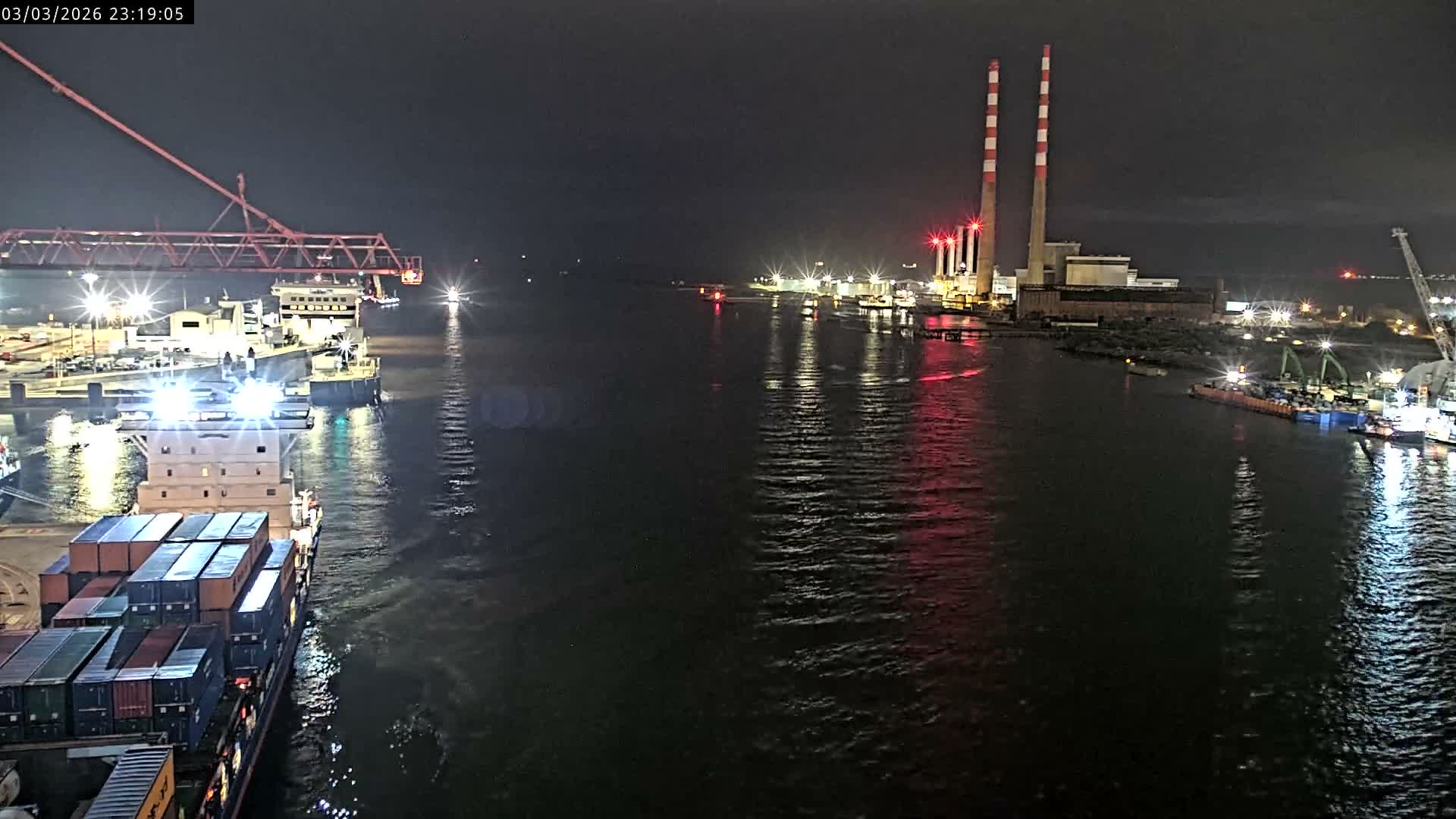 Dublin Bay & Port  Entrance Live Cam - Dublin, Eastern & Midland, Leinster, Ireland