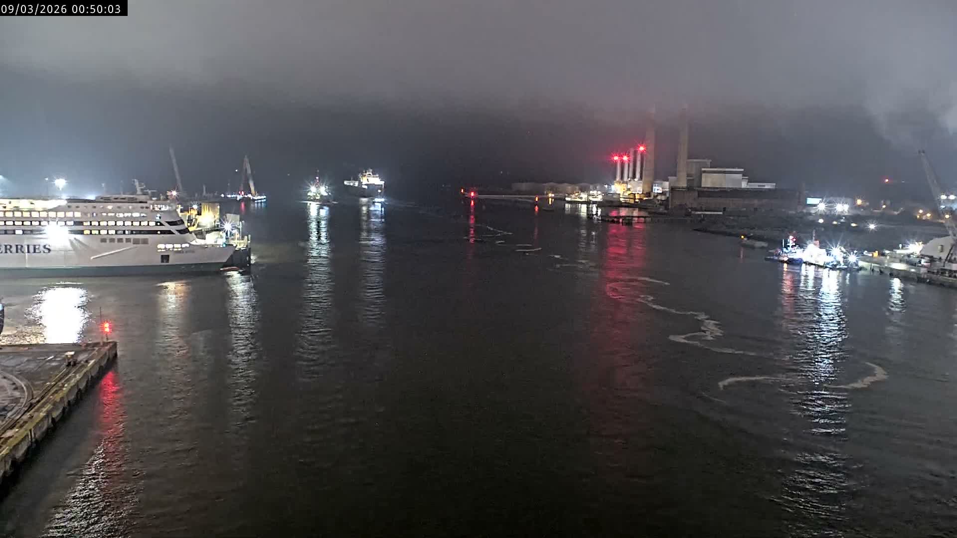 Dublin Bay & Port  Entrance Live Cam - Dublin, Eastern & Midland, Leinster, Ireland