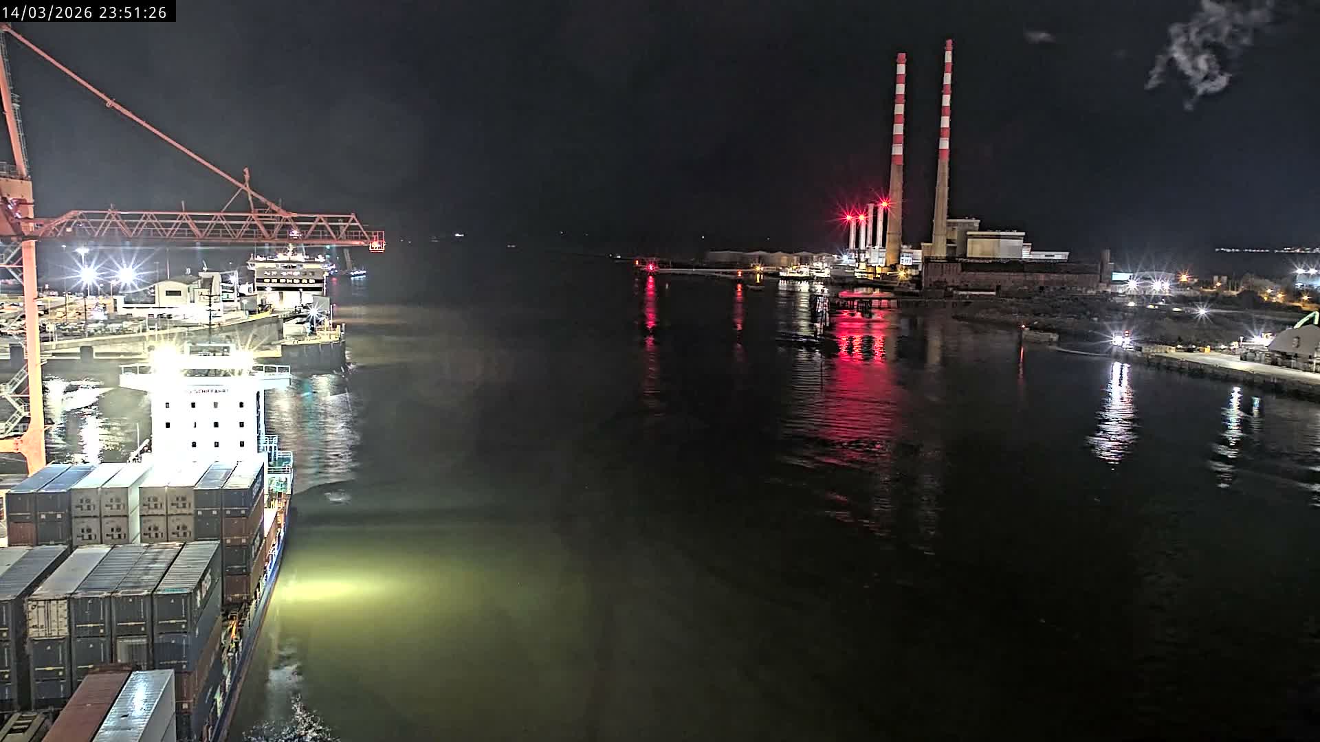 Dublin Bay & Port  Entrance Live Cam - Dublin, Eastern & Midland, Leinster, Ireland