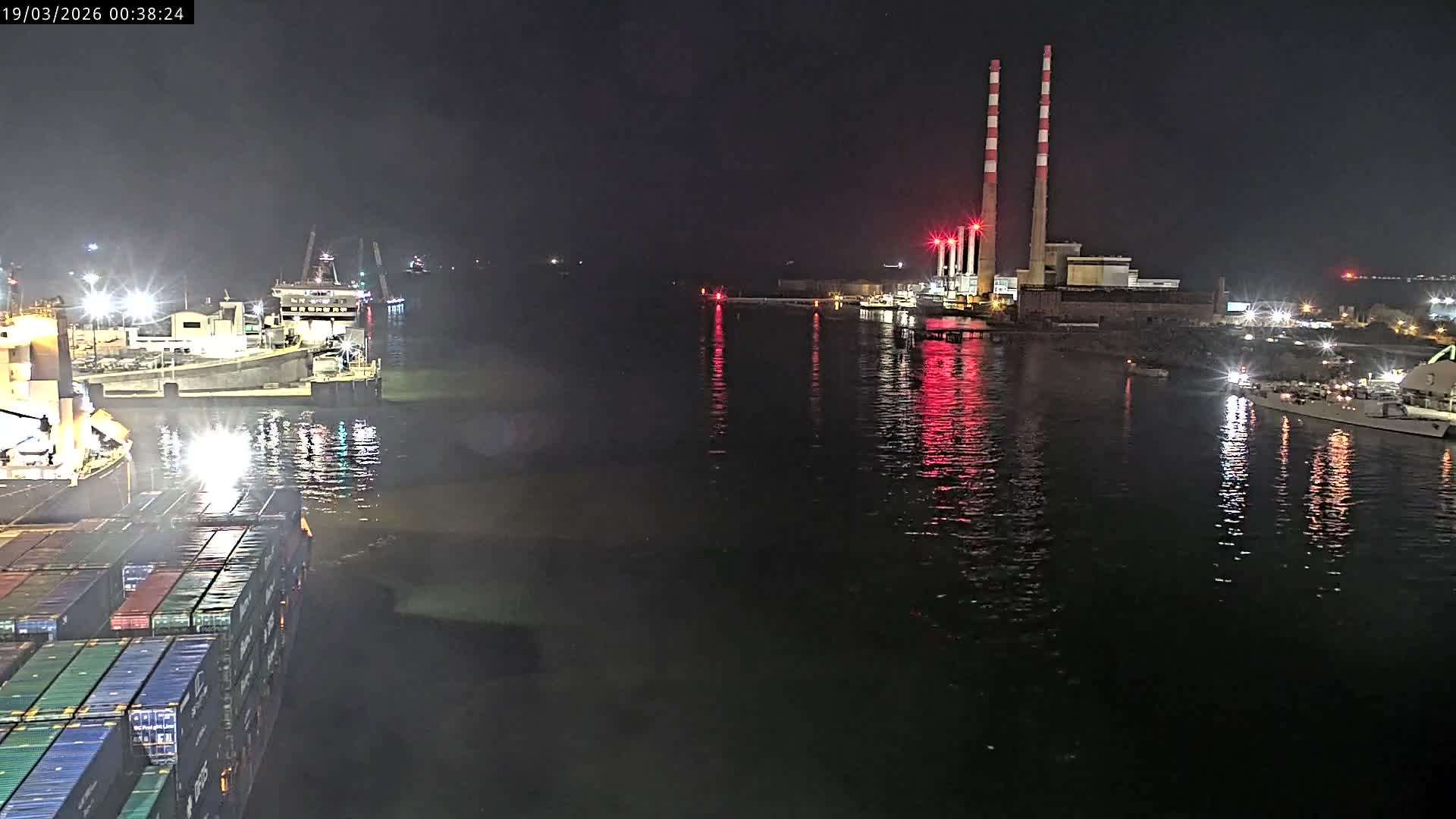 Dublin Bay & Port  Entrance Live Cam - Dublin, Eastern & Midland, Leinster, Ireland