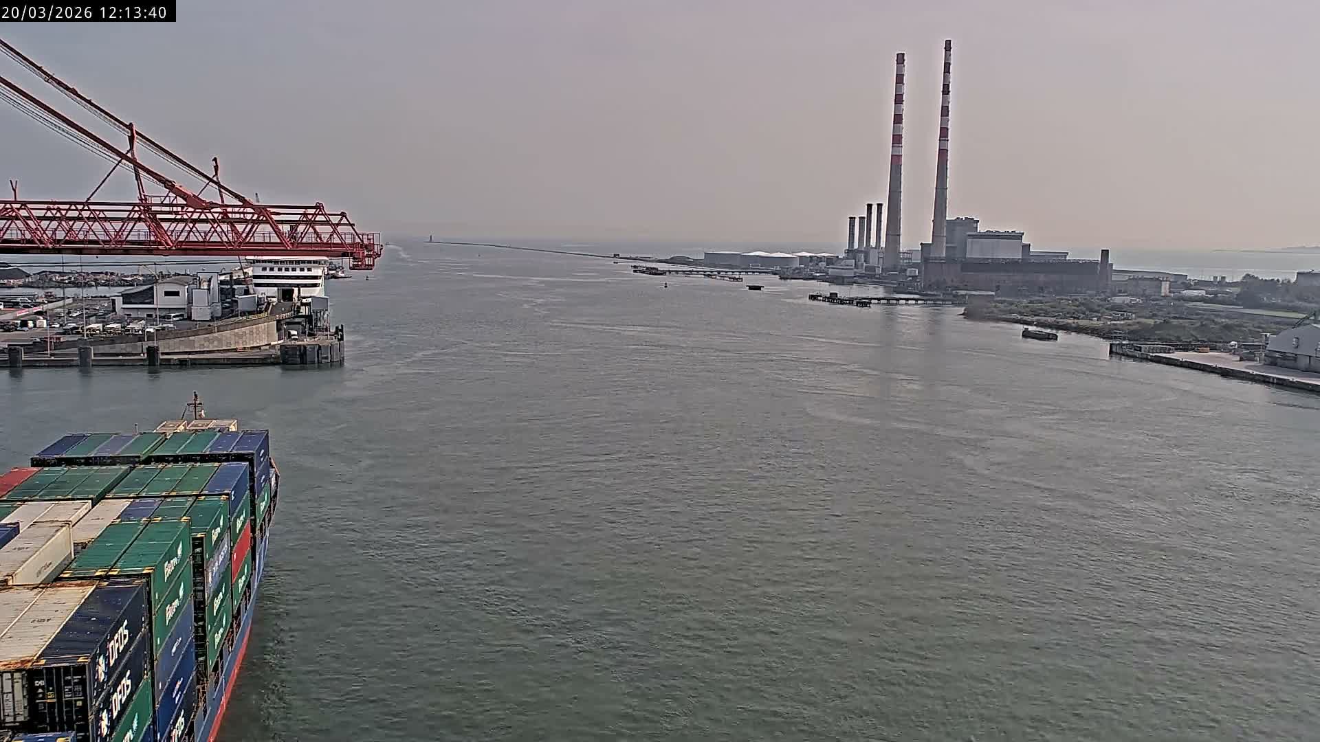 Dublin Bay & Port  Entrance Live Cam - Dublin, Eastern & Midland, Leinster, Ireland