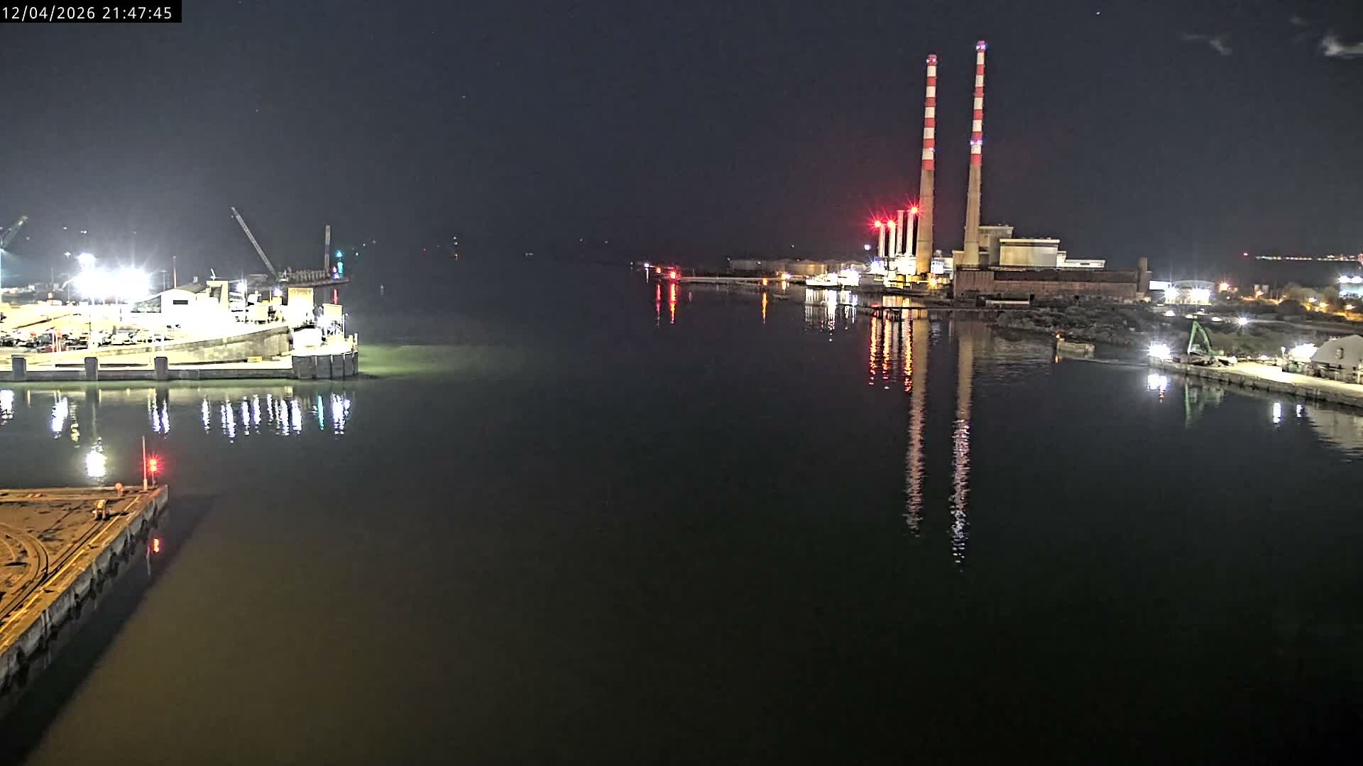Dublin Bay & Port  Entrance Live Cam - Dublin, Eastern & Midland, Leinster, Ireland