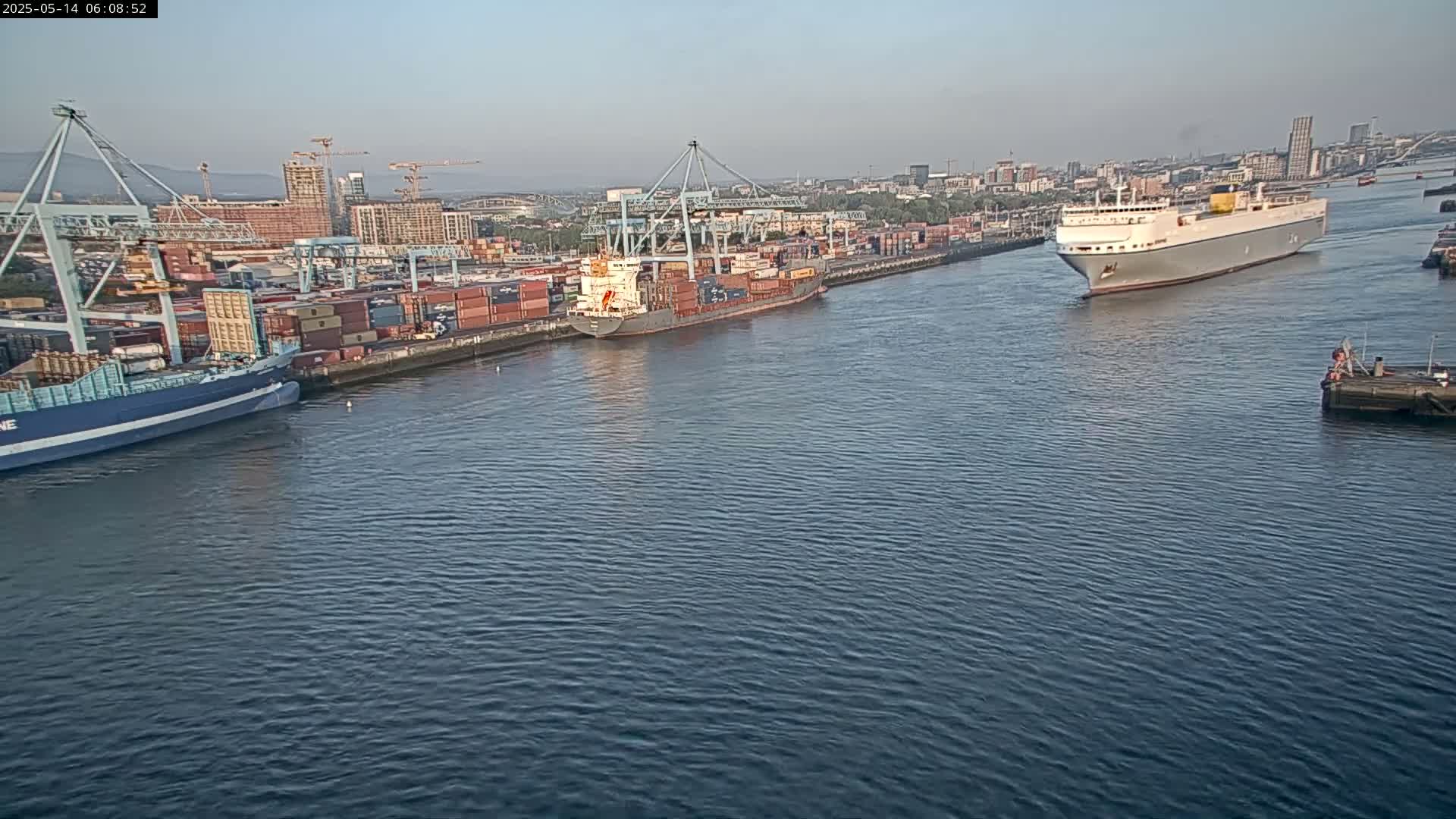 Dublin City & Port Skyline Cam - Dublin, Eastern & Midland, Leinster, Ireland