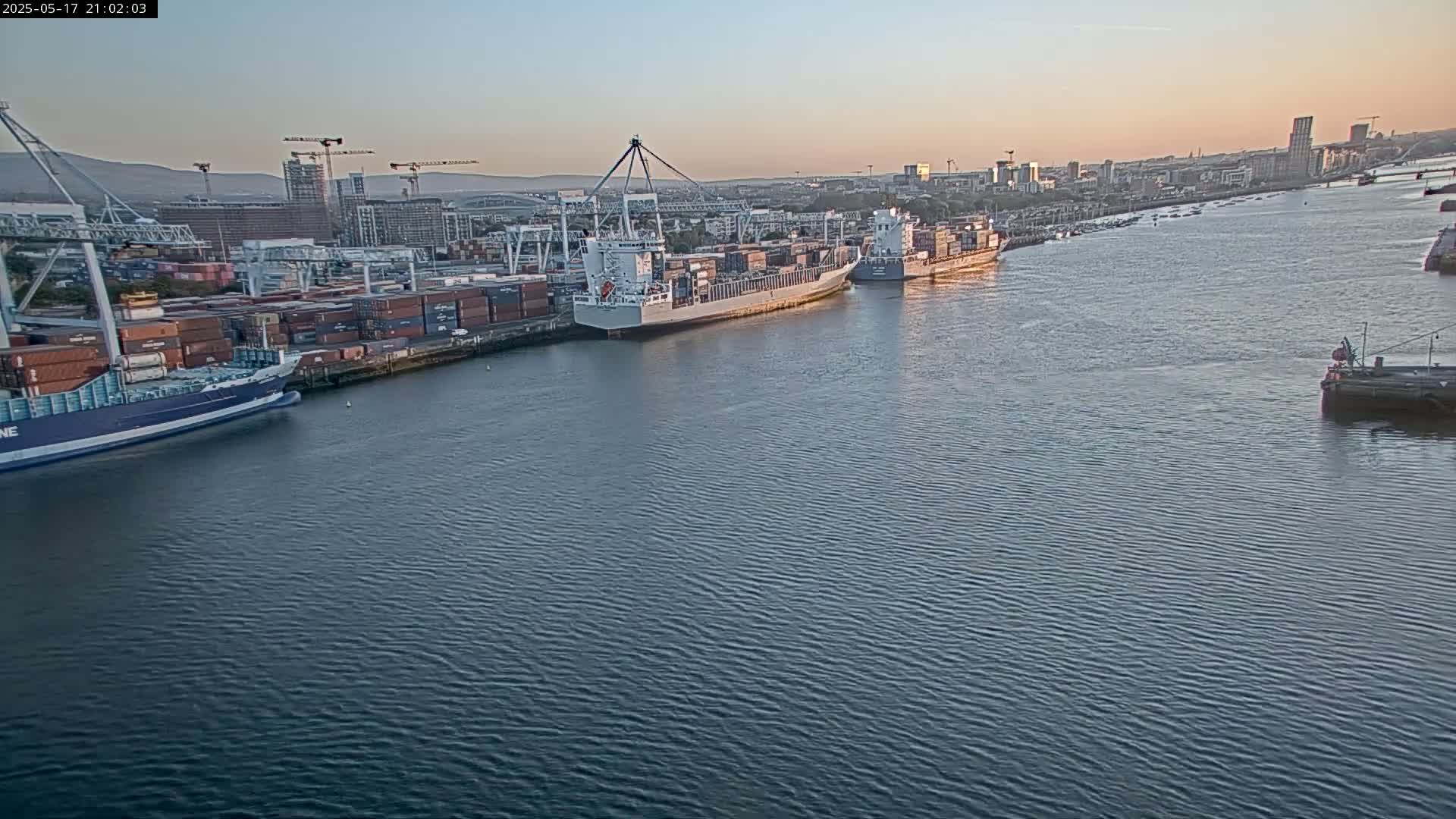Dublin City & Port Skyline Cam - Dublin, Eastern & Midland, Leinster, Ireland