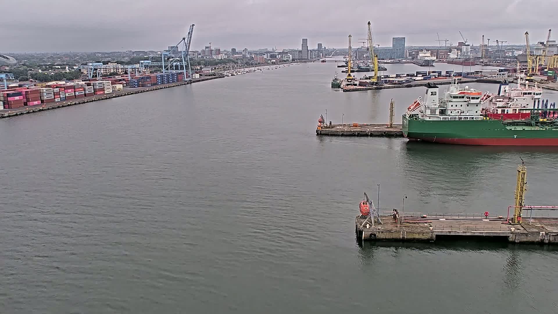 Dublin City & Port Skyline Cam - Dublin, Eastern & Midland, Leinster, Ireland