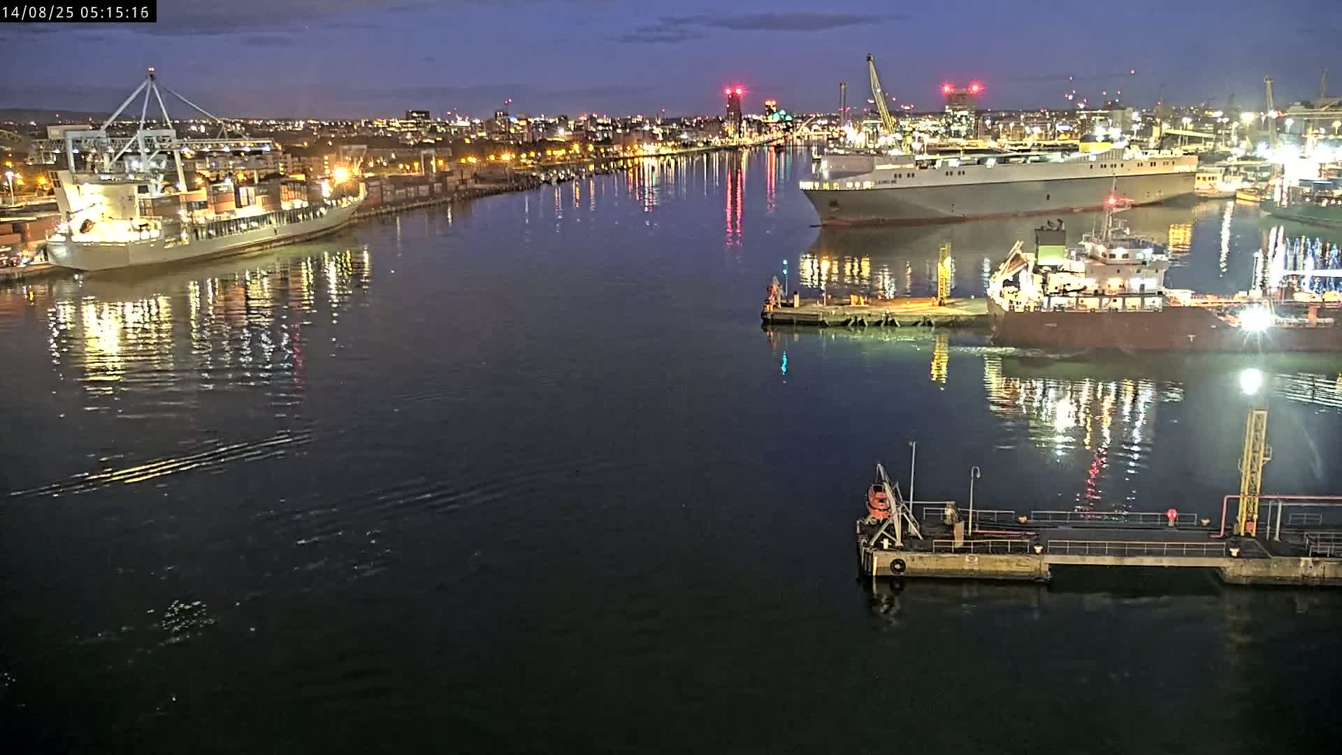 Dublin City & Port Skyline Cam - Dublin, Eastern & Midland, Leinster, Ireland