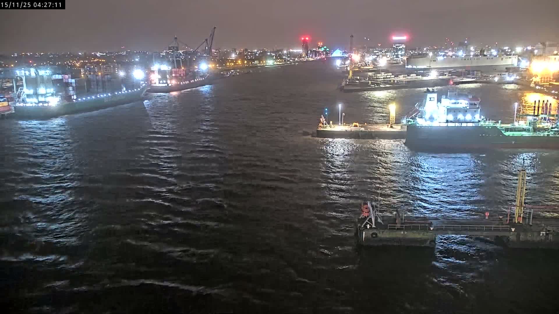 Dublin City & Port Skyline Cam - Dublin, Eastern & Midland, Leinster, Ireland