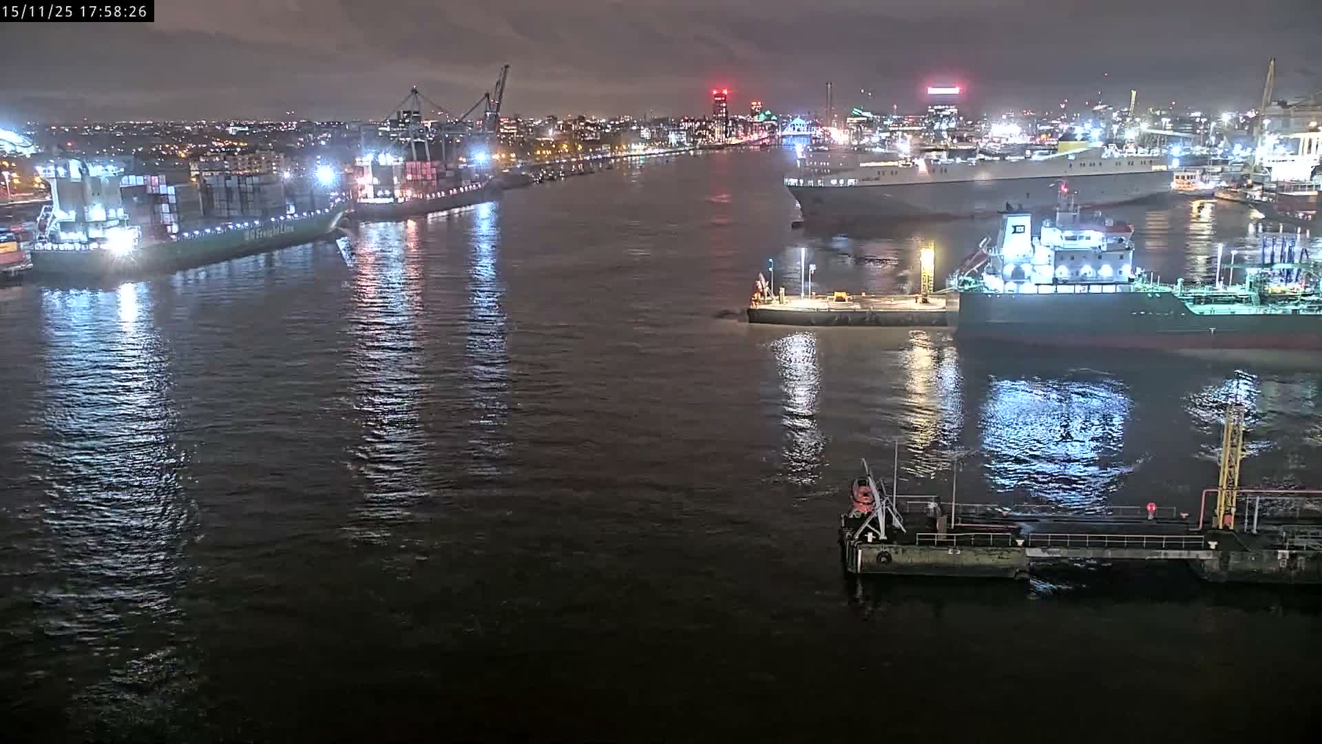 Dublin City & Port Skyline Cam - Dublin, Eastern & Midland, Leinster, Ireland