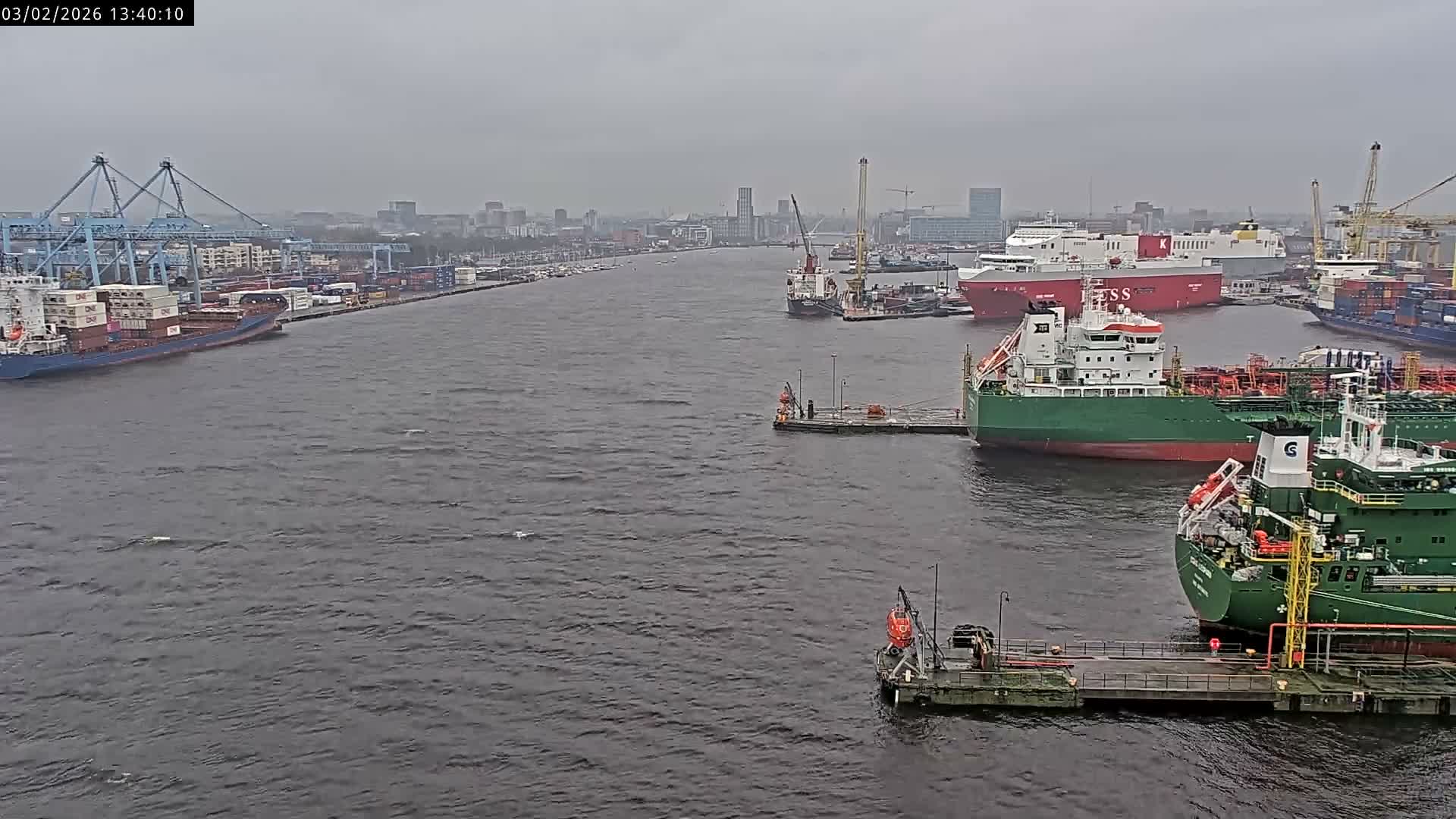 Dublin City & Port Skyline Cam - Dublin, Eastern & Midland, Leinster, Ireland