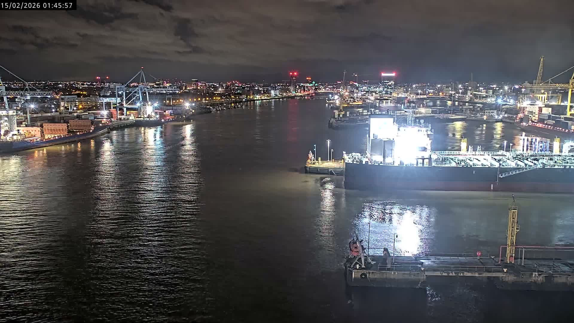 Dublin City & Port Skyline Cam - Dublin, Eastern & Midland, Leinster, Ireland