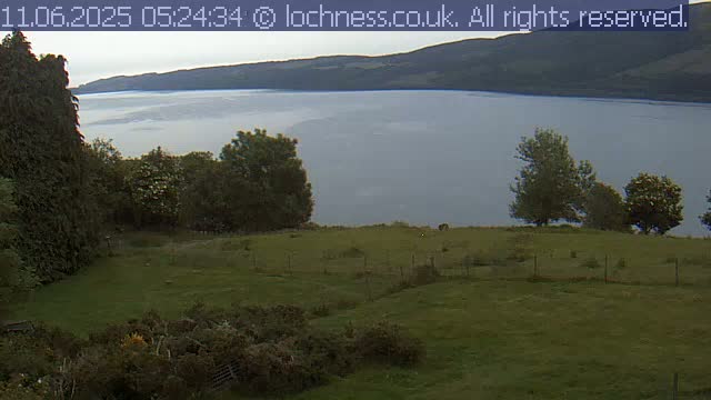 Nessieland,  Loch Ness Lake View Point Live Cam -  Drumnadrochit, Highland, Inverness, Scotland, United Kingdom