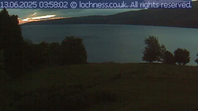 Nessieland,  Loch Ness Lake View Point Live Cam -  Drumnadrochit, Highland, Inverness, Scotland, United Kingdom