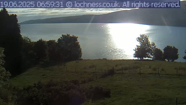 Nessieland,  Loch Ness Lake View Point Live Cam -  Drumnadrochit, Highland, Inverness, Scotland, United Kingdom