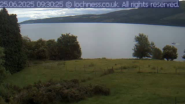 Nessieland,  Loch Ness Lake View Point Live Cam -  Drumnadrochit, Highland, Inverness, Scotland, United Kingdom