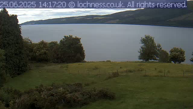 Nessieland,  Loch Ness Lake View Point Live Cam -  Drumnadrochit, Highland, Inverness, Scotland, United Kingdom