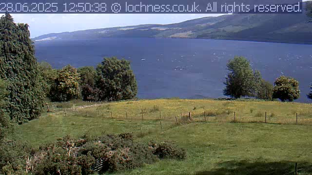Nessieland,  Loch Ness Lake View Point Live Cam -  Drumnadrochit, Highland, Inverness, Scotland, United Kingdom