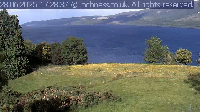 Nessieland,  Loch Ness Lake View Point Live Cam -  Drumnadrochit, Highland, Inverness, Scotland, United Kingdom