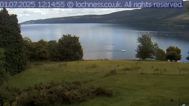 Nessieland,  Loch Ness Lake View Point Live Cam -  Drumnadrochit, Highland, Inverness, Scotland, United Kingdom