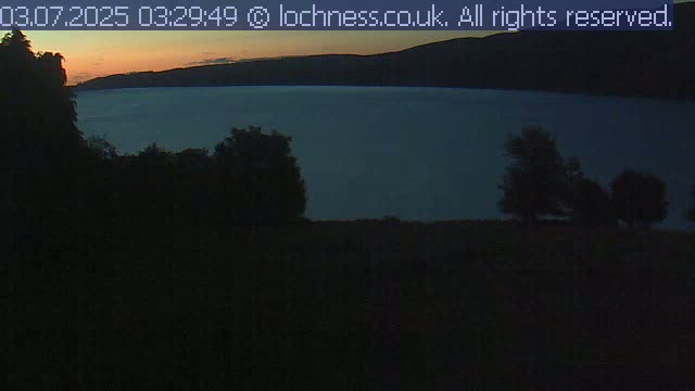 Nessieland,  Loch Ness Lake View Point Live Cam -  Drumnadrochit, Highland, Inverness, Scotland, United Kingdom