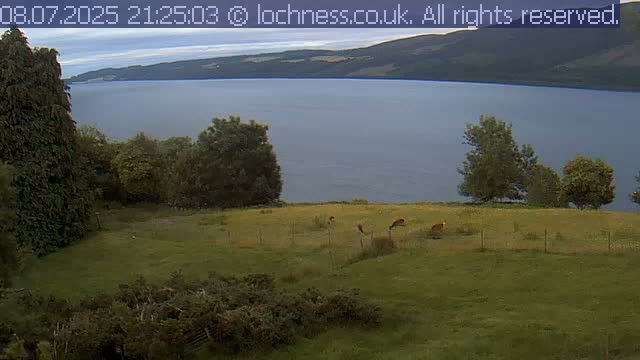 Nessieland,  Loch Ness Lake View Point Live Cam -  Drumnadrochit, Highland, Inverness, Scotland, United Kingdom