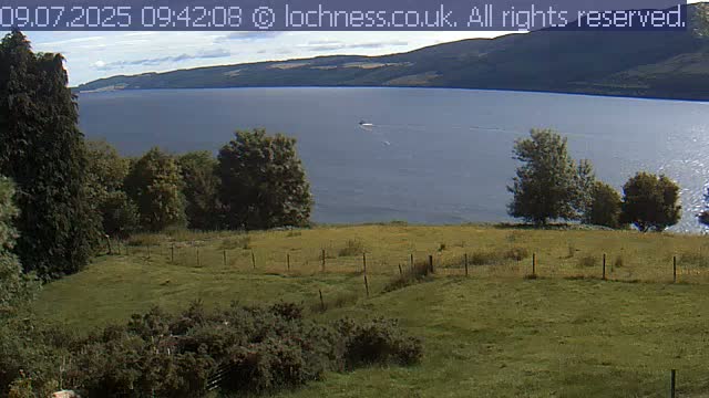 Nessieland,  Loch Ness Lake View Point Live Cam -  Drumnadrochit, Highland, Inverness, Scotland, United Kingdom