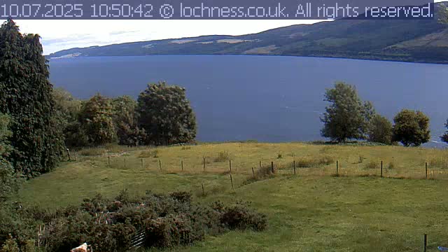 Nessieland,  Loch Ness Lake View Point Live Cam -  Drumnadrochit, Highland, Inverness, Scotland, United Kingdom
