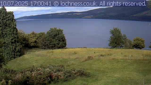 Nessieland,  Loch Ness Lake View Point Live Cam -  Drumnadrochit, Highland, Inverness, Scotland, United Kingdom