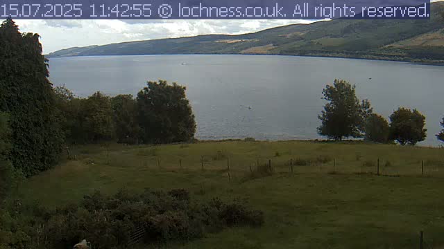 Nessieland,  Loch Ness Lake View Point Live Cam -  Drumnadrochit, Highland, Inverness, Scotland, United Kingdom