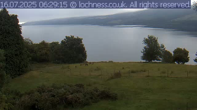 Nessieland,  Loch Ness Lake View Point Live Cam -  Drumnadrochit, Highland, Inverness, Scotland, United Kingdom