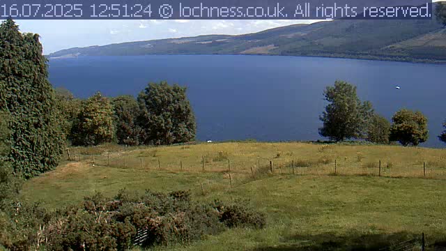 Nessieland,  Loch Ness Lake View Point Live Cam -  Drumnadrochit, Highland, Inverness, Scotland, United Kingdom
