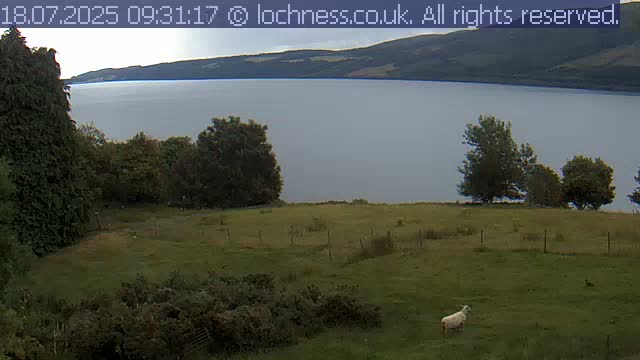 Nessieland,  Loch Ness Lake View Point Live Cam -  Drumnadrochit, Highland, Inverness, Scotland, United Kingdom