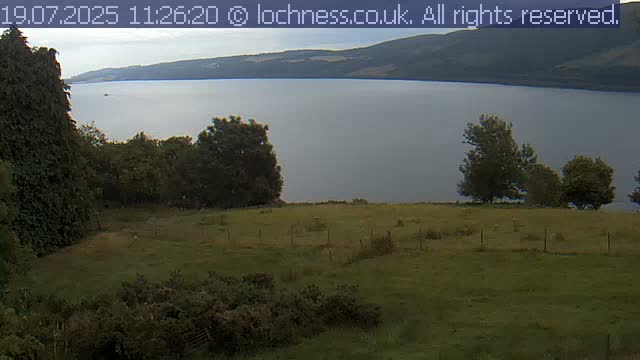 Nessieland,  Loch Ness Lake View Point Live Cam -  Drumnadrochit, Highland, Inverness, Scotland, United Kingdom