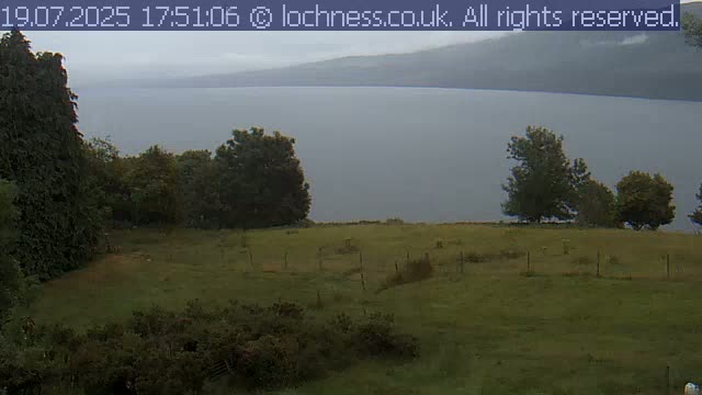 Nessieland,  Loch Ness Lake View Point Live Cam -  Drumnadrochit, Highland, Inverness, Scotland, United Kingdom