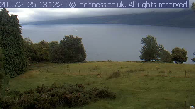 Nessieland,  Loch Ness Lake View Point Live Cam -  Drumnadrochit, Highland, Inverness, Scotland, United Kingdom