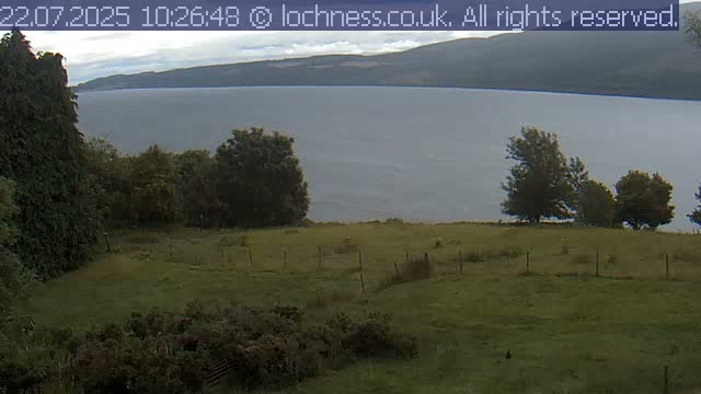 Nessieland,  Loch Ness Lake View Point Live Cam -  Drumnadrochit, Highland, Inverness, Scotland, United Kingdom
