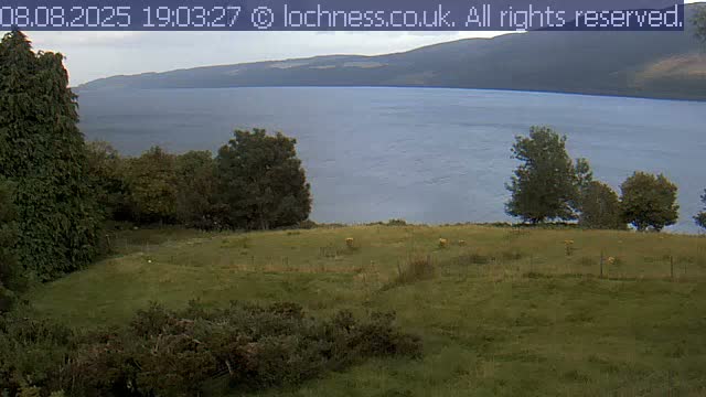 Nessieland,  Loch Ness Lake View Point Live Cam -  Drumnadrochit, Highland, Inverness, Scotland, United Kingdom