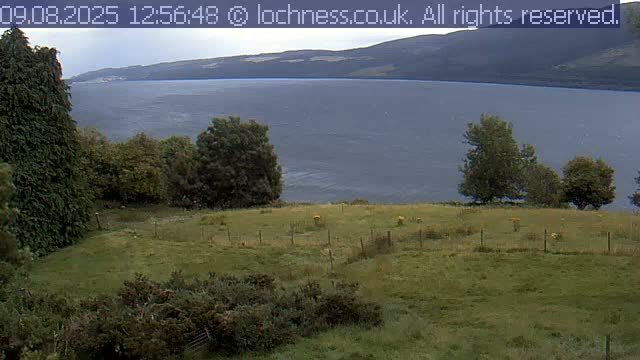 Nessieland,  Loch Ness Lake View Point Live Cam -  Drumnadrochit, Highland, Inverness, Scotland, United Kingdom