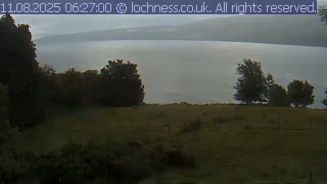 Nessieland,  Loch Ness Lake View Point Live Cam -  Drumnadrochit, Highland, Inverness, Scotland, United Kingdom