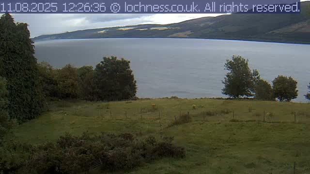 Nessieland,  Loch Ness Lake View Point Live Cam -  Drumnadrochit, Highland, Inverness, Scotland, United Kingdom