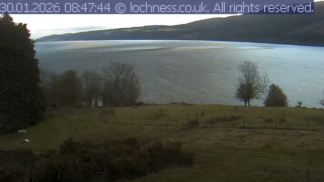 Nessieland,  Loch Ness Lake View Point Live Cam -  Drumnadrochit, Highland, Inverness, Scotland, United Kingdom
