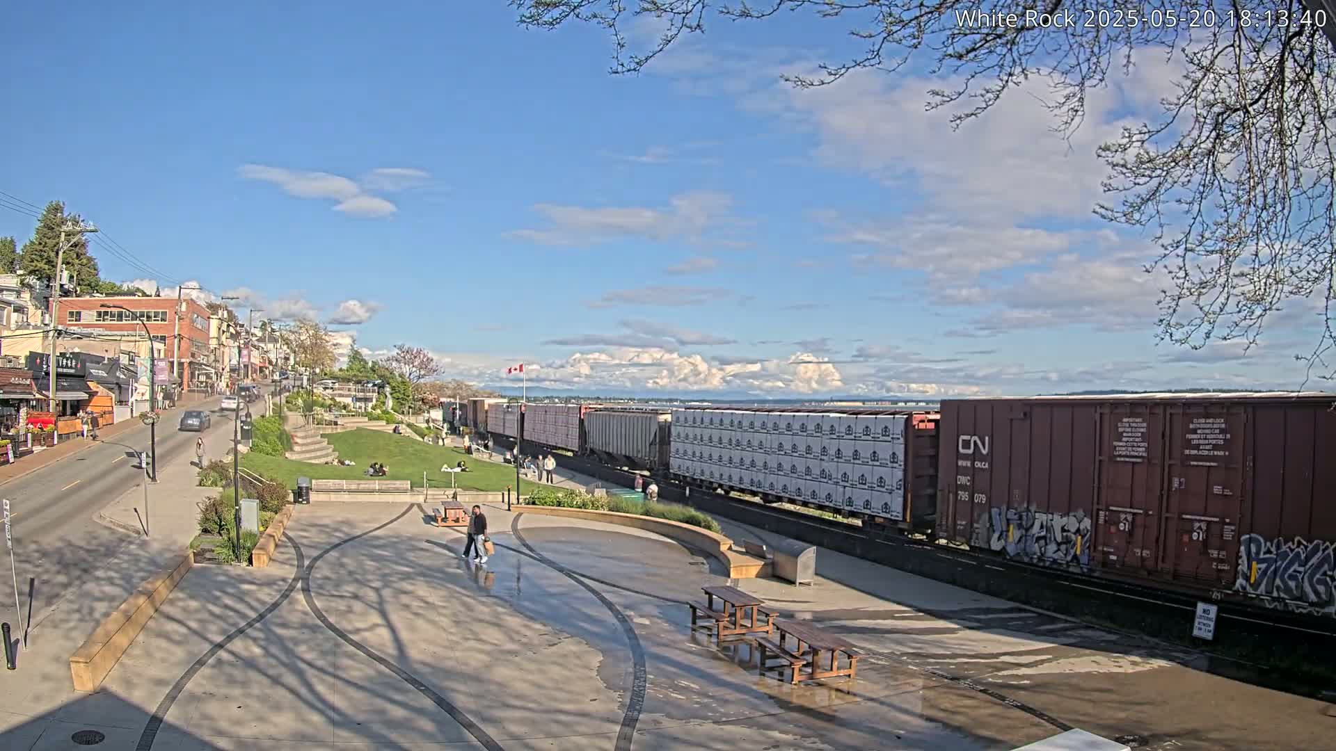 White Rock City & Pier Live Cam - White Rock, Metro Vancouver, British Columbia, Canada