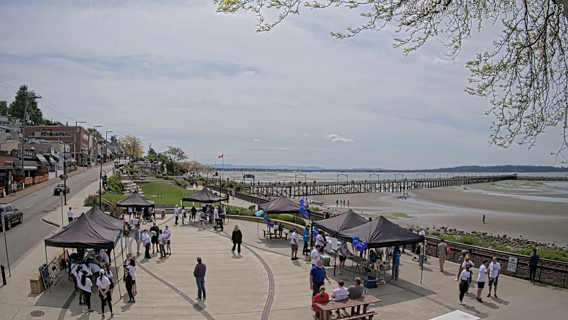White Rock City & Pier Live Cam - White Rock, Metro Vancouver, British Columbia, Canada