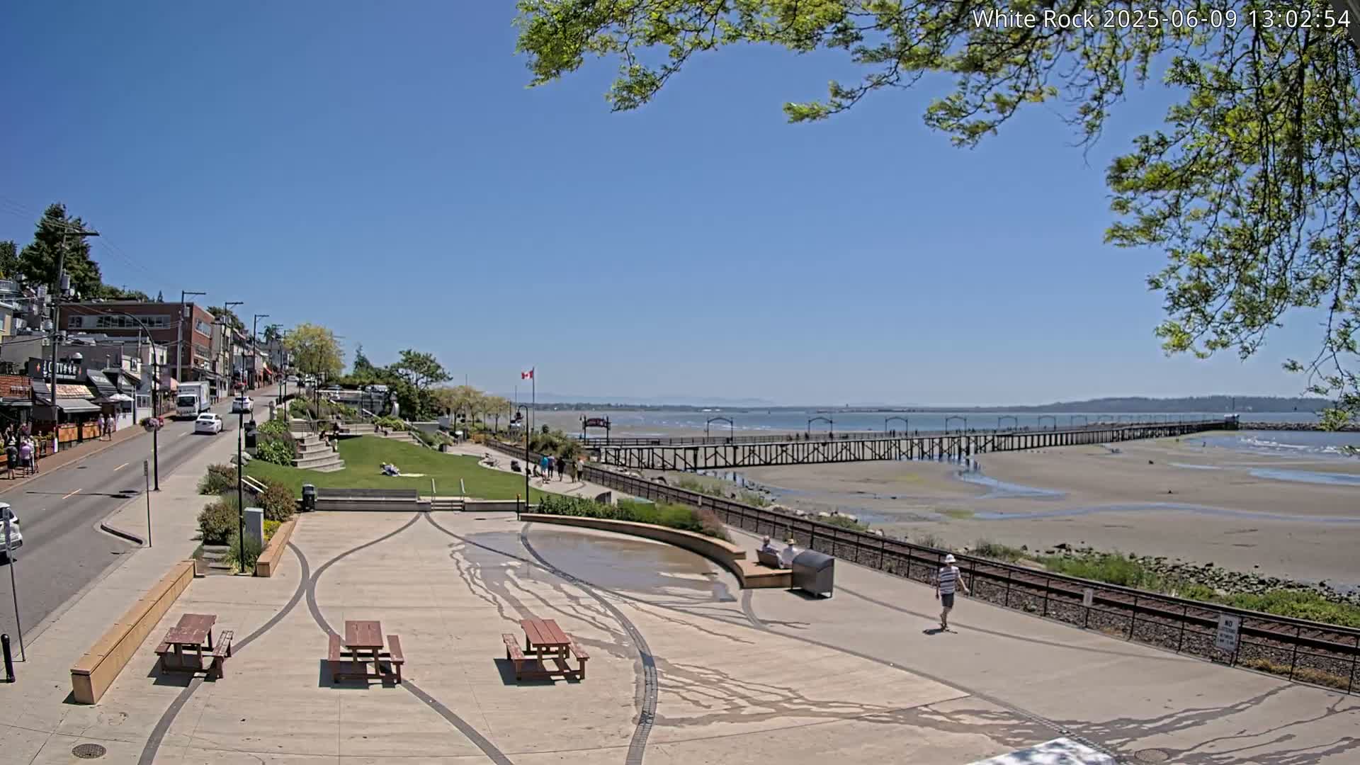 White Rock City & Pier Live Cam - White Rock, Metro Vancouver, British Columbia, Canada