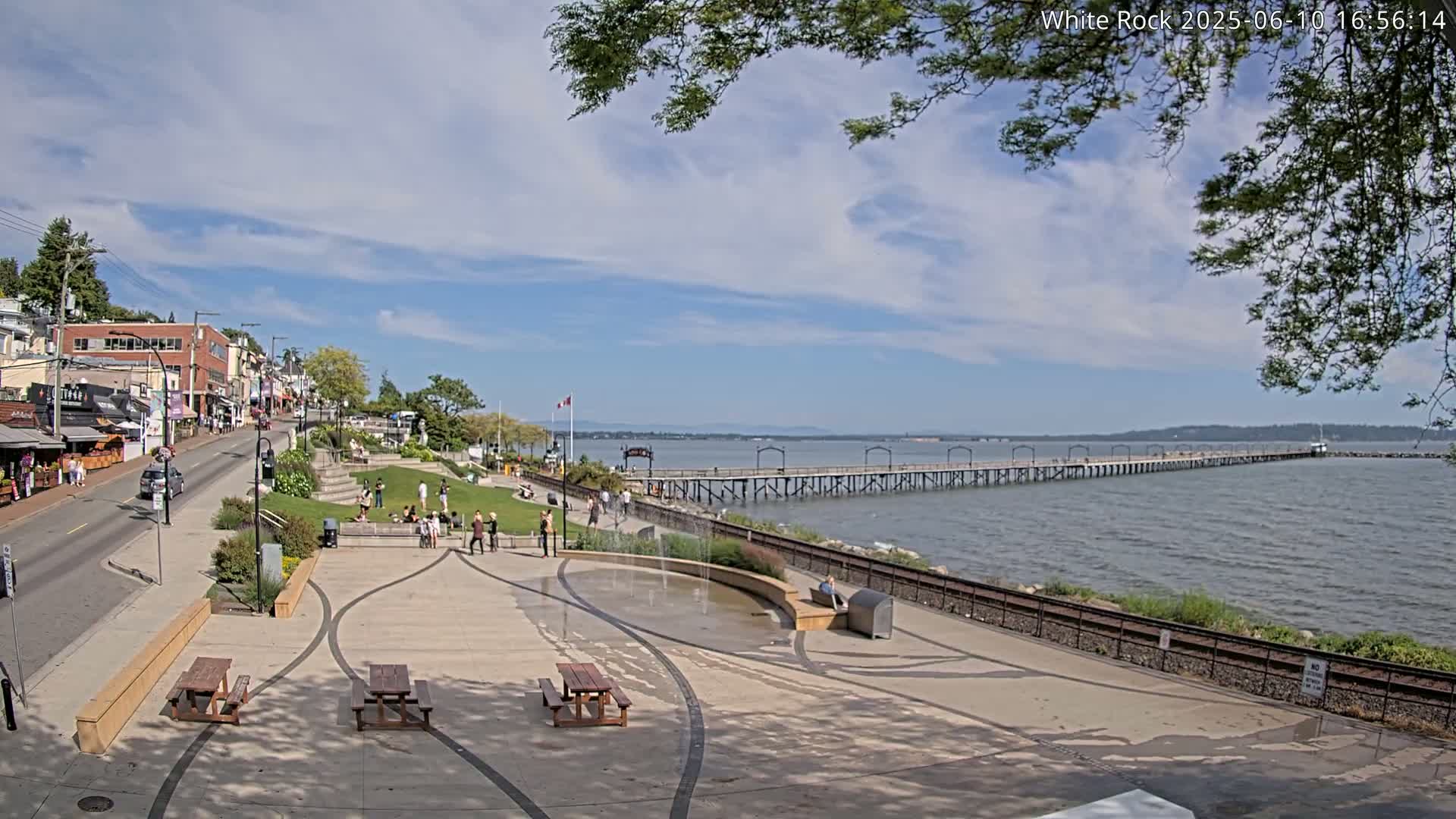 White Rock City & Pier Live Cam - White Rock, Metro Vancouver, British Columbia, Canada