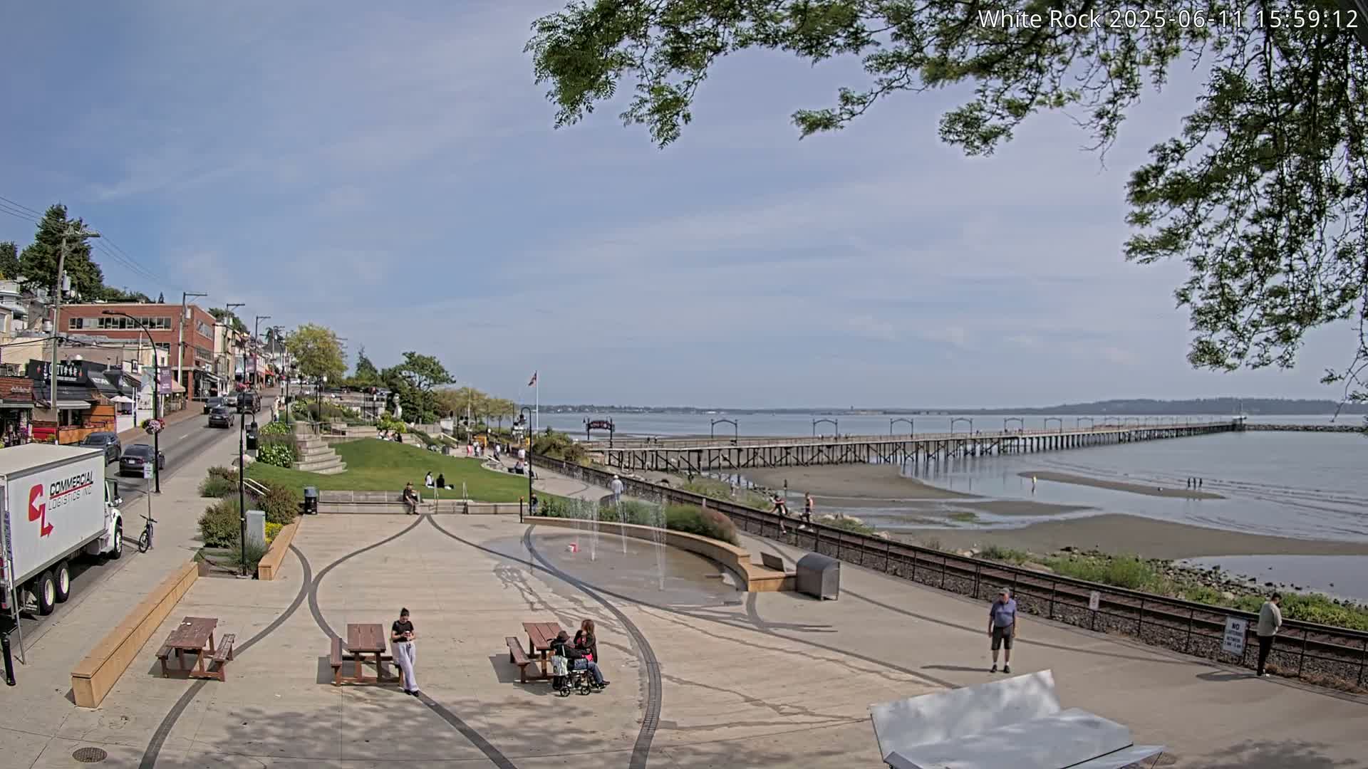 White Rock City & Pier Live Cam - White Rock, Metro Vancouver, British Columbia, Canada